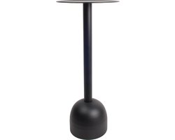 XLBoom Diablo Wijnkoeler Tafel - RVS - Rond - Zwart - 34 × 34 × 80 cm