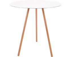 XLBoom Elle Bijzettafel Medium - Wit - Aluminium - 45 × 45 × 44,5 cm