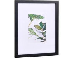 XLBoom Fotolijst Vitro - In Hout - Zwart - Fotoformaat 10 x 15 cm - 27,5 × 22,5 × 2,1 cm