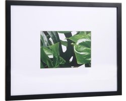 XLBoom Fotolijst Vitro - In Hout - Zwart - Fotoformaat 13 x 18 cm - 37,6 × 30,2 × 1,8 cm