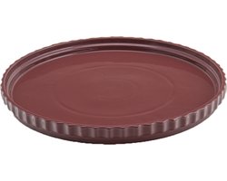 XLBoom Ikon Bord Large Wijnrood - ø37cm - Keramische design kom - Verkrijgbaar in Maroon | Green | Black - Duurzaam keramiek voor stijlvol wonen