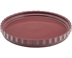 XLBoom Ikon Bord - Vaatwasserbestendig - Keramiek - Wijnrood - 30cm