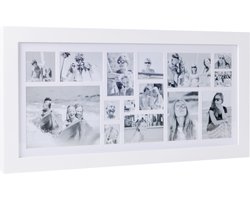 XLBoom Image Fotolijst - Collagelijst voor 15 foto's - In Hout - Wit