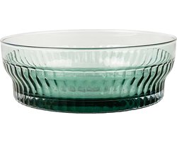 XLBoom Lima Schaal Medium - Rond - Glas - Lichtgroen - Ø 18 cm