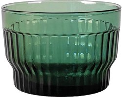 XLBoom Lima Schaal Small - Rond - Glas - Groen - Ø 12 cm