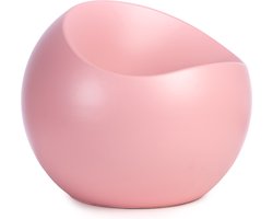XLBoom Roze Mat Ball Chair - Loungebank - Gerecycleerd ABS - 55 × 55 × 50 cm