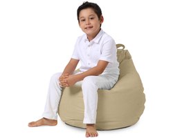 Xoft Living - Kids Pear - Zitzak - Beige - Waterafstotend - Kinderstoel