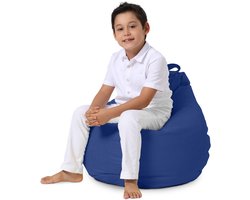 Xoft Living - Kids Pear - Zitzak - Blauw - Waterafstotend - Kinderstoel
