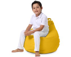 Xoft Living - Kids Pear - Zitzak - Geel - Waterafstotend - Kinderstoel