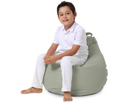 Xoft Living - Kids Pear - Zitzak - Grijs - Waterafstotend - Kinderstoel