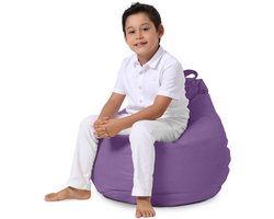 Xoft Living - Kids Pear - Zitzak - Paars - Waterafstotend - Kinderstoel