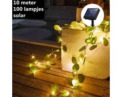 Xtraworks-LED lamp op zonne solar lichtslingers Eucalyptus 10 meter 100 lampen