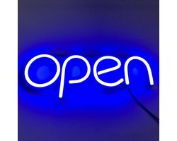 Xtraworks -Neon verlichting-LED open bord-Licht reclamebord-hanglamp- blauw