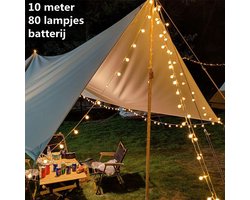 Xtraworks- Sfeervolle Decoratieve Lamp voor Buiten en binnen- 10m met 80 Lampjes - Energiezuinig en Warm Licht voor het Hele Jaar