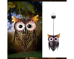 Xtraworks -Solar uil Lantaarns voor Tuin- tuindecoratie-IP65