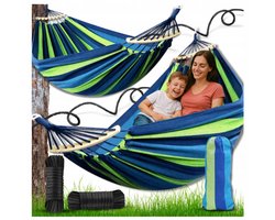 XXL Dubbele Hangmat 270x155cm - Comfort & Draagtas