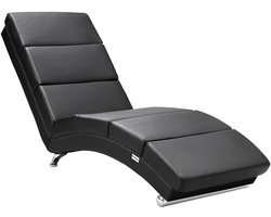 XXL Ergonomische Relaxfauteuil Zwart Kunstleer Hoge Belasting tot 180 kg