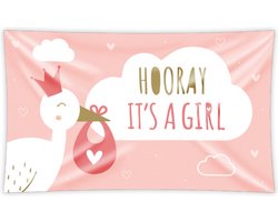 XXL flags - Newborn baby girl