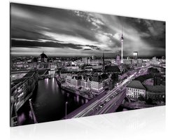 XXL Fleece Wanddecoratie Roze Grijs - 1 Delig Kunstwerk Kant-en-klaar Ophangen