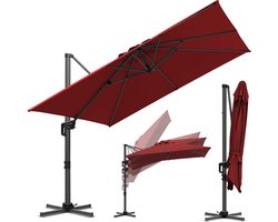 XXL Parasol Rood – Maximale schaduw