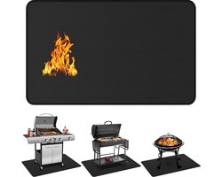 XXL Reusable Decking Fire Mat - Vuurvaste Mat - Beschermende Cinder Mat voor Terras en Deck - 152x101 cm - Vierkante Beschermmat voor Buiten