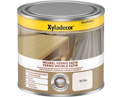 Xyladecor - Meubel Vernis Satin Gekleurd - Wit - 0,5 L