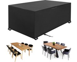YAGXIG Tuinmeubelhoes - Stofbeschermer voor meubels - Hoes voor tuinbank - Meubelhoes - Zwart - Waterdicht, zonbestendig en stofbestendig - 150*90*80 cm