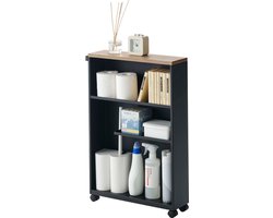 Yamazaki Badkamer Trolley - Tower - Zwart