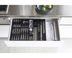 Yamazaki Bestekbak Uitschuifbaar - Diagonaal - Tower - Zwart