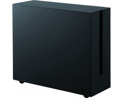 Yamazaki Kabelbox met Wielen - Tower - Zwart