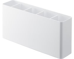 Yamazaki Keukengerei en Snijplank Houder - Tower - Wit