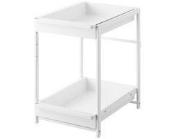 Yamazaki Keukenkast Organizer - 2 niveaus - Tower - Wit