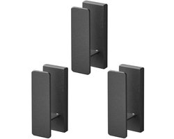 Yamazaki Ophanghaken (set van 3) - Tower - Zwart