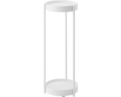 Yamazaki Plantenrek Binnen met Wielen - Tower - Wit
