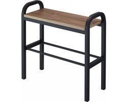 Yamazaki Schoenenrek met Houten Plank - Tower - Zwart