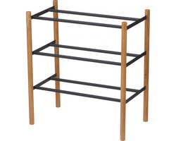 Yamazaki Schoenenrek Uitschuifbaar - Plain - Zwart