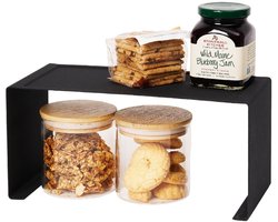 Yamazaki Smal Stapelbaar Keukenrekje - Tower - Zwart