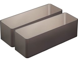 Yamazaki Stapelbare Lade Organizer - diep | smal - Tower - Zwart