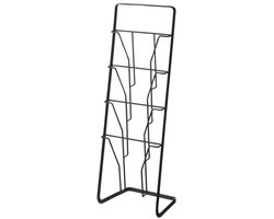 Yamazaki Tijdschriftenrek 4 vakken - Tower - Zwart