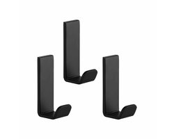 Yamazaki Tower Haak magnetisch S set van 3 - Zwart