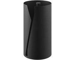 Yamazaki Tower Keukenrolhouder rond - Zwart