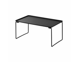 Yamazaki Tower Stapelbaar rek inklapbaar M - Zwart