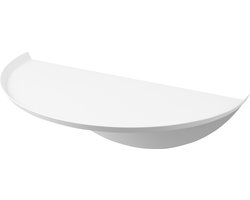 Yamazaki Wandplank Halfrond - Tower - Wit