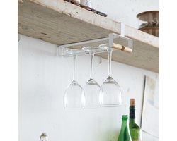 Yamazaki Wijnglazenhouder Hangend - Tosca - Wit