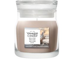 Yankee Candle - Seaside Woods Small Jar Geurkaars - tot 30 branduren