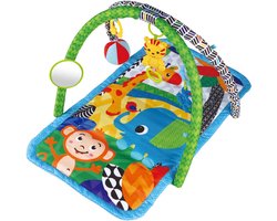 YAR Babysoundz - Babygym - speelkleed - speelkleed met boog - 3-in-1 Gym met muziek en lichtjes -85x85cm