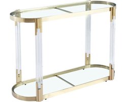 Yara Sidetable Brush Gold 120CM