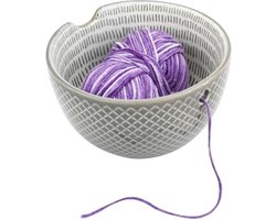 Yarn Bowl - Wolhouder - Garen Kom - Wol Kom - Kluwenhouder - Donkergrijs