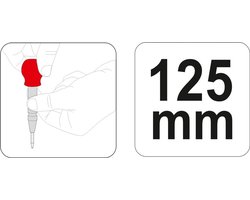 Yato - Automatische Centreerpunt - Regelbaar - Voor Metaal
