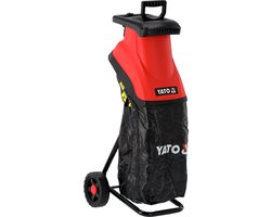 YATO Elektrische Hakselaar – 2500W – Voor Takken tot Ø 45 mm – Met SK5 Stalen Messen & 50L Opvangzak (YT-852370)